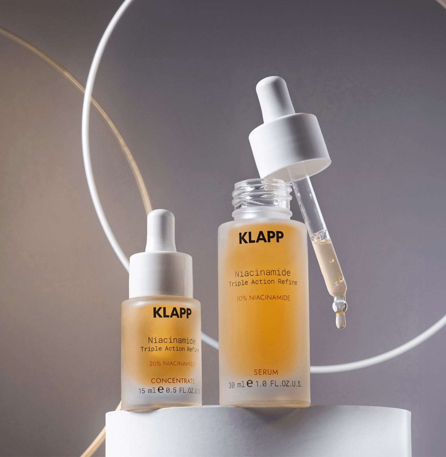 2 flesjes KLAPP serum huidpraktijk ilp